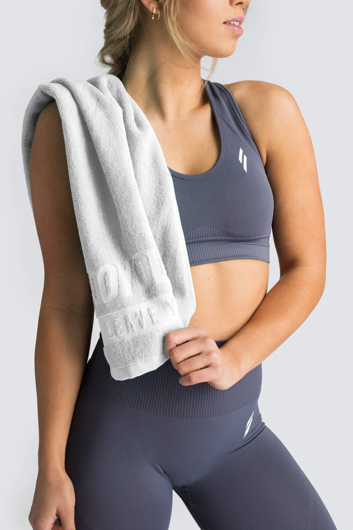 DYE Gym Towel - White