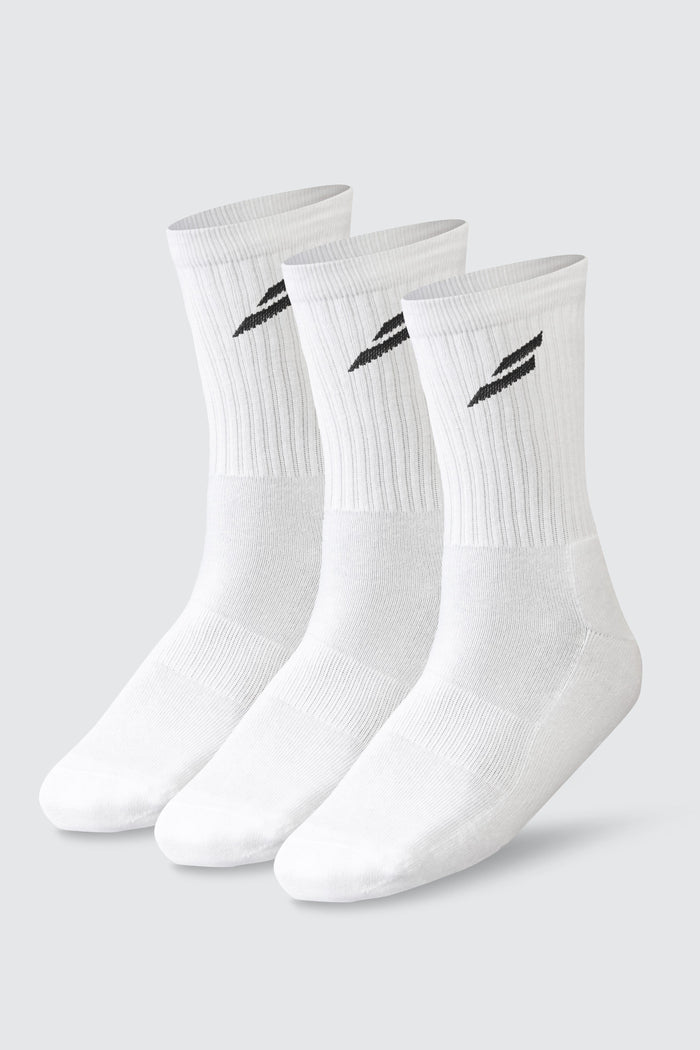 Mark Crew Socks 3pk - White